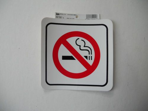 No Smoking Decal 6&#034; x 6&#034;  Two Decals