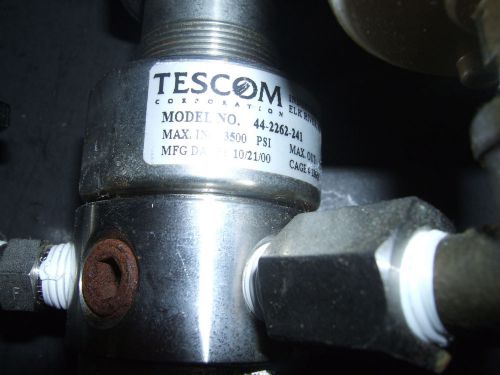 Tescom Controller - Model DA-11KASNNBP - IN PRESS 4500 - OUT PRESS - 15