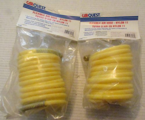 New lot of 2 carquest cpe 31560 flexible nylon air hose 11&#039; feet long for sale