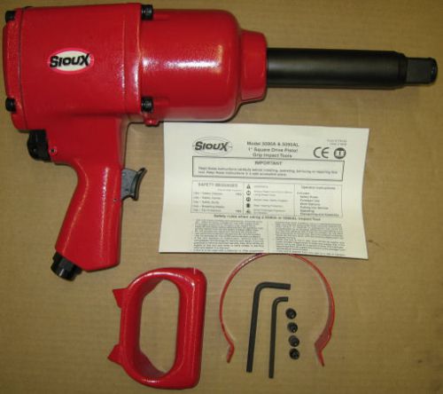 1&#034; Impact Wrench + Extended Anvil Sioux 5090AL