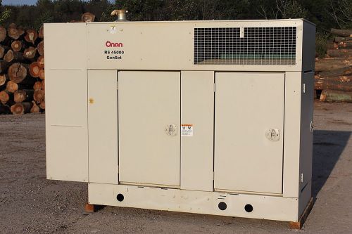 Onan rs 45000 natural gas generator price reduced for sale