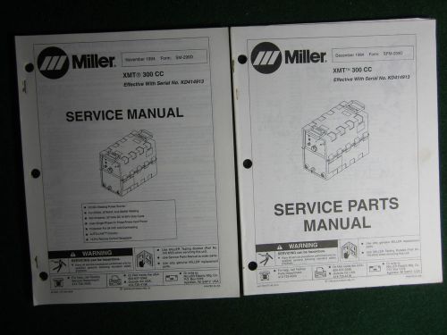 Miller xmt 300 cc welder service repair shop manual parts electrical kd414913 for sale