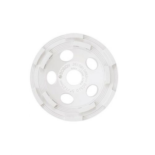 Bosch dc510 5-inch double row segmented diamond cup concrete grinding wheel for sale