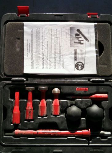 8 Piece Slide Sledge Precision Hammer Kit with Case 35010 Red