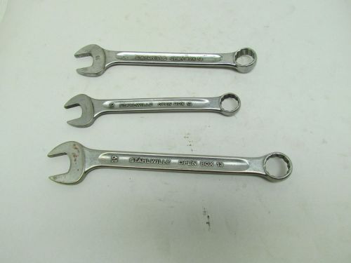Stahlwille Open Box 13 Metric Combination Wrench 16mm 18mm 19mm Lot of 3 Germany