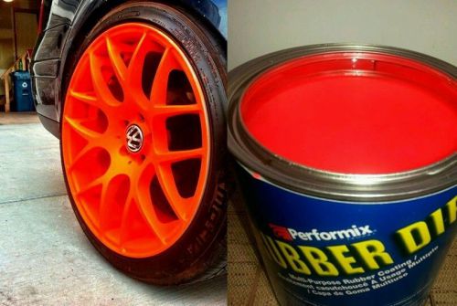 Plasti Dip by Perfomix (1 gallon - Rubber Dip Concentrate) FLAME RED (NEW)
