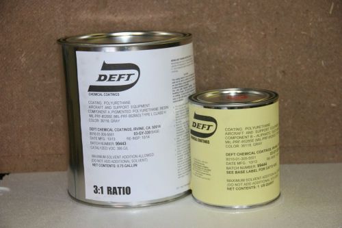 Deft polyurethane topcoat paint kit 03-gy-330 (gray 36118) 1 gal for sale