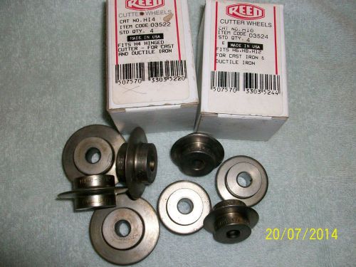 Reed pipe cutter wheels, cast iron and ductile pipe, 03522, 03524 for sale