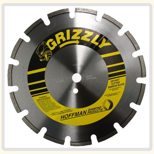 12&#034; asphalt diamond blades by grizzly,dry cut asphalt,segmented,20mm for stihls for sale