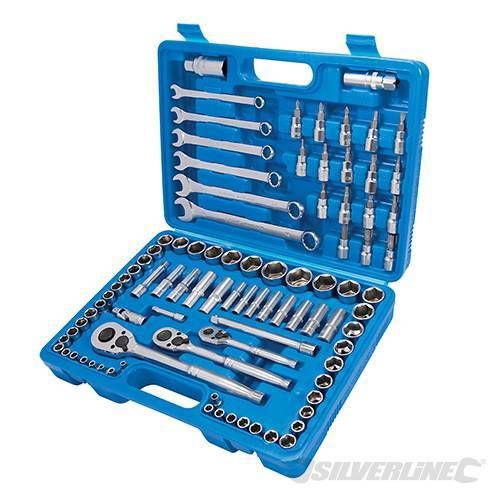 Mechanics Tool Set 90 Piece Silverline 868818