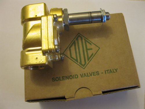 O.D.E HOT WATER SOLENOID VALVE FOR  ESPRESSO OR STEAMER  1/2&#034; COME WITHOUT COIL