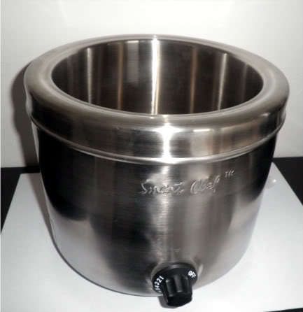7 Qt Round Food Warmer All Stainless Steel