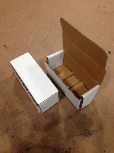 White Corrugated Shipping Mailer Packing Box 5x2x2 Lot Of 8 Boxes