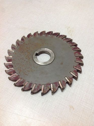 Strait Cutting Tools Staggered Tooth Side Cutting Milling Cutter 7&#034;x3/8&#034;