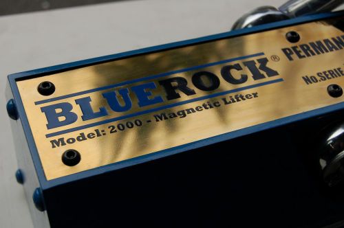 Bluerock tools magnetic lifter 2000 kg - 4400 lbs magnet lifting mag crain hoist for sale