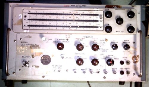 Alfred Sweep Oscillator - Model 650 with additional Plug ins frequency 1 - 8 GHz