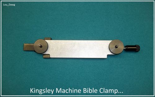 Kingsley  Machine ( Bible Clamp ) Hot Foil Stamping Machine