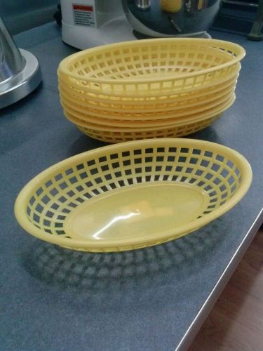 8 Yellow  Bread Baskets