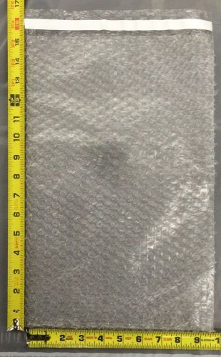 100 9.5x15.5 Clear Self-Sealing Bubble Out Pouches/Bubble Wrap Bags 9 1/2x15 1/2