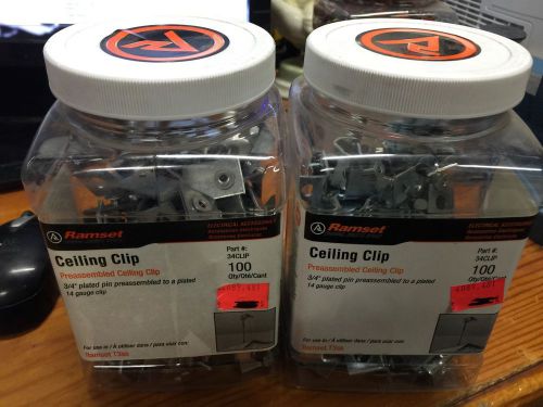 200 Pc Ramset 34CLIP Ceiling Clip Assembly