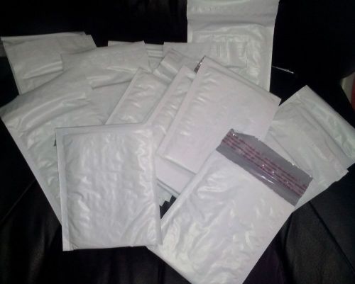 20 4x6 poly bubble shipping mailers paddded envelopes bags for sale