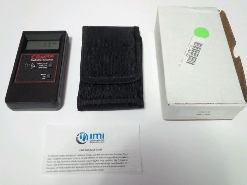 Medcom Radalert 100 CRM 100 Geiger Counter Radiation Monitor Digital