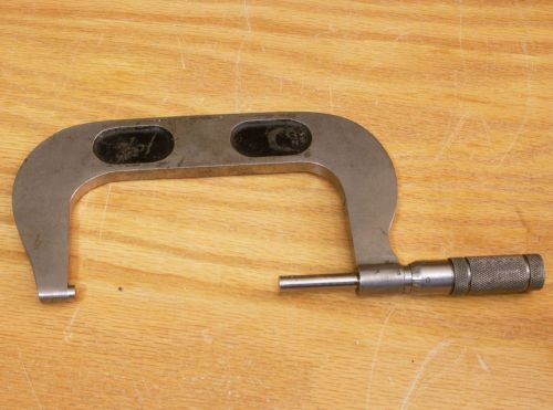 THE CENTRAL TOOL CO 3&#034;-4&#034; Range Mechanical Outside Micrometer 0.001&#034;