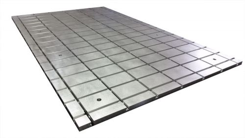 68&#034; x 40&#034; x 7/8&#034; thick aluminum t-slotted table layout plate t-slot table for sale