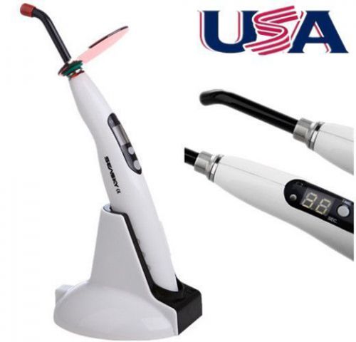1x  New Dental Wireless Cordless LED-B Curing Light Lamp 100% Delivery from USA