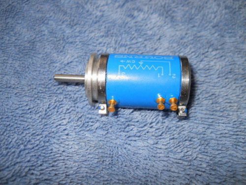 NEW Bourns Precision Potentiometer- 5k Ohms, 3%, 10-Turn, 0.2% Linear, 1/8&#034; Shft