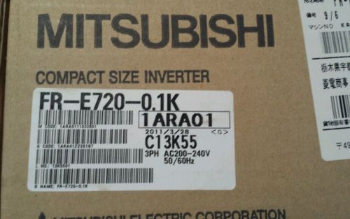 **NEW** Mitsubishi Inverter FR-E720-0.1K 220V-0.1KW