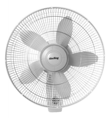 Commercial Grade Speed Oscillating Powerful Wall Mount Fan 18-Inch White