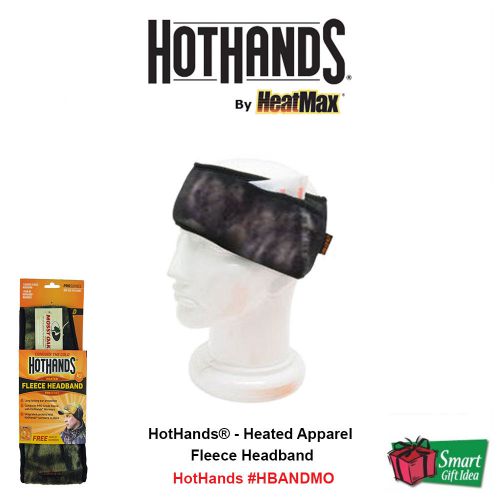 HeatMax_HotHands, Mossy Oak Camo Fleece HeadBand_One Size #HBANDMO