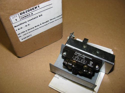 New cutler-hammer ds200ek1 series a auxiliary contact kit  (safety switch) for sale
