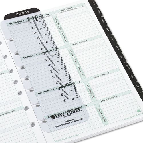 Dated Two-Page-per-Week Organizer Refill, January-December, 5-1/2 x 8-1/2, 2015