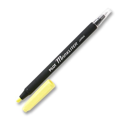Pilot Markliter Ball Pen And Highlighter -Chisel-Yellow Ink-Blk-12/Pk- PIL45600