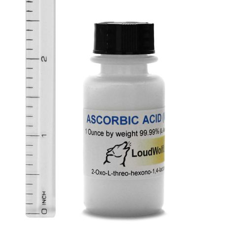 Ascorbic acid &#034;vitamin c&#034;  ultra-pure (99.9%)  1 oz  ships from usa for sale