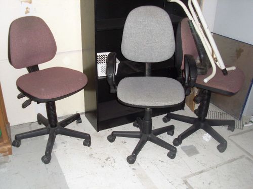 Gas lift office chairs various colours and styles