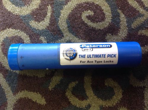 Peterson Pro 1 tubular lock pick.THE ULTINMATE PICK