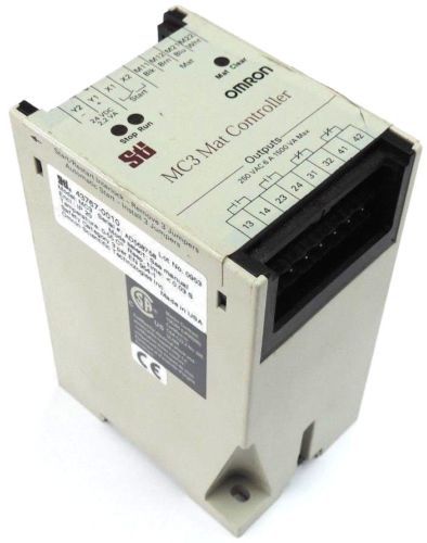 OMRON STI 43767-0010 MC3 MAT CONTROLLER SAFETY RELAY CONTROL 250VAC 6A 1500VA