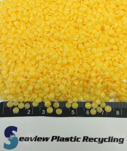 Plastic Pellets Polyethylene Yellow 10 LBS.