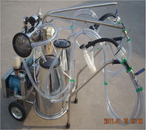 Electric vacuum pump milking machine - goats - double tank - factory direct - for sale