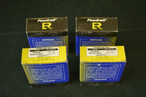 LOT of  4 Feedrail FRS-102 / Electro-Rail ERS-102 Coupling Set