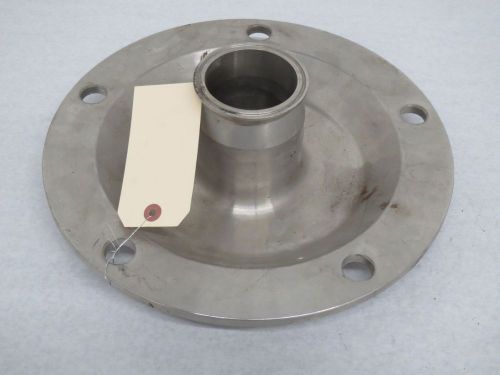 WARREN RUPP 3IN TRI CLAMP SANITARY PUMP COVER PLATE 14IN OD STAINLESS B329099