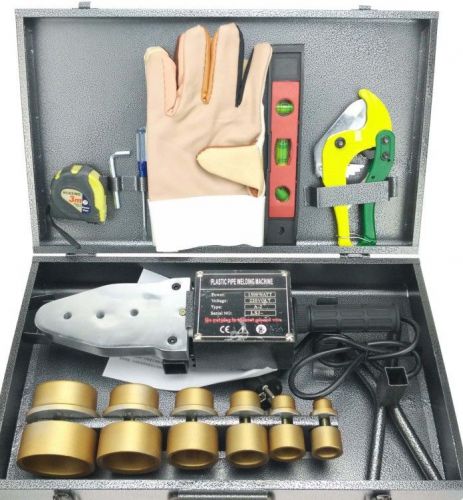 New Temperature controled Pipe Welding Machine Kit, AC 220V 1500W, 20-63mm