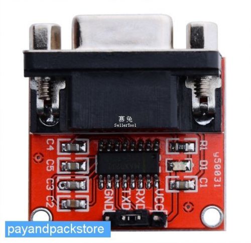 2Pcs MAX3232 RS232 Serial Port To TTL Converter Module DB9 Connector With 5R1