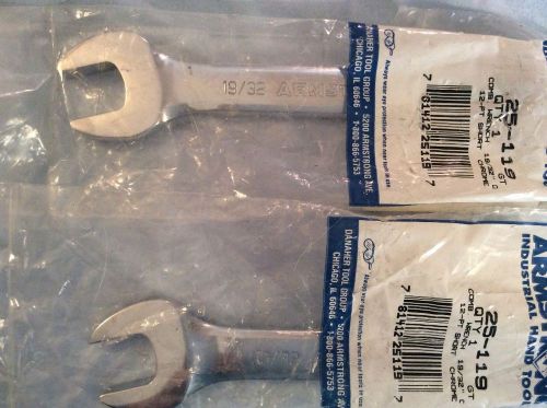Armstrong 19/32&#034; Combination Wrenches-lot of 3-Still in packages