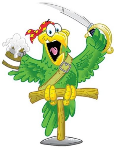 30 Custom Pirate Parrot Personalized Address Labels