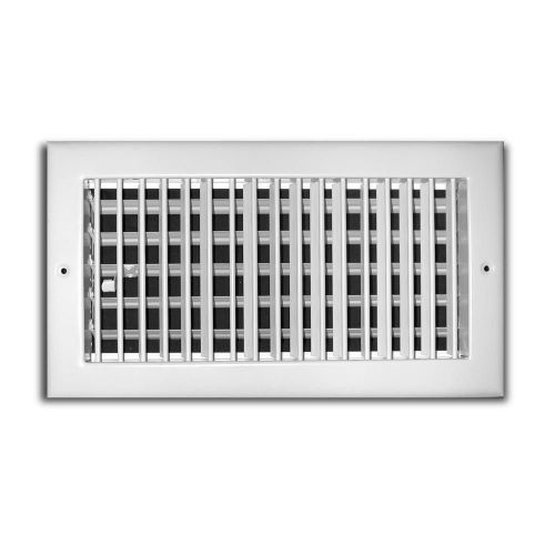 TruAire 10 in. x 6 in. Adjustable 1 Way Wall/Ceiling Register H210VM 10X06
