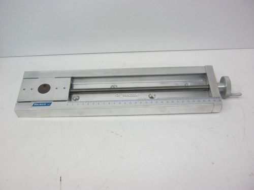 Velmex a4015k2m-s4 lead screw unislide linear positioner 275mm stroke, 2mm pitch for sale